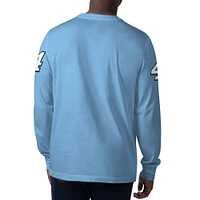 T-shirt à manches longues pour hommes Starter bleu clair Kevin Harvick Clutch Hit Graphic
