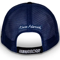 Casquette réglable pour homme Stewart-Haas Racing Team Collection noir/bleu Kevin Harvick Team Sponsor