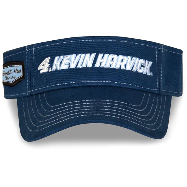 Visière Kevin Harvick bleu marine de la collection Stewart-Haas Racing Team pour hommes