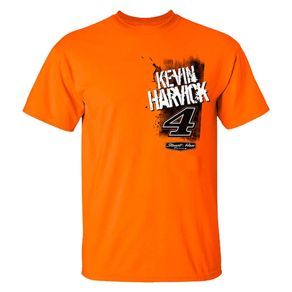 Men's Stewart-Haas Racing Team Collection Orange Kevin Harvick 2023 #4 GearWrench T-Shirt