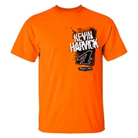 Men's Stewart-Haas Racing Team Collection Orange Kevin Harvick 2023 #4 GearWrench T-Shirt