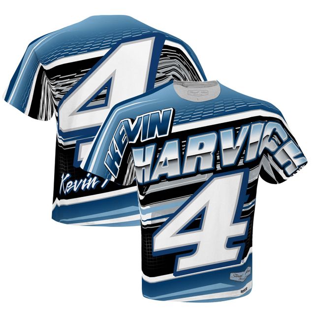 T-shirt blanc sublimé Speedster Kevin Harvick de la collection Stewart-Haas Racing Team pour homme