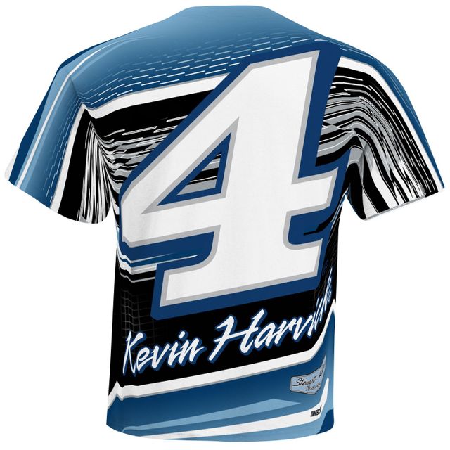 T-shirt blanc sublimé Speedster Kevin Harvick de la collection Stewart-Haas Racing Team pour homme