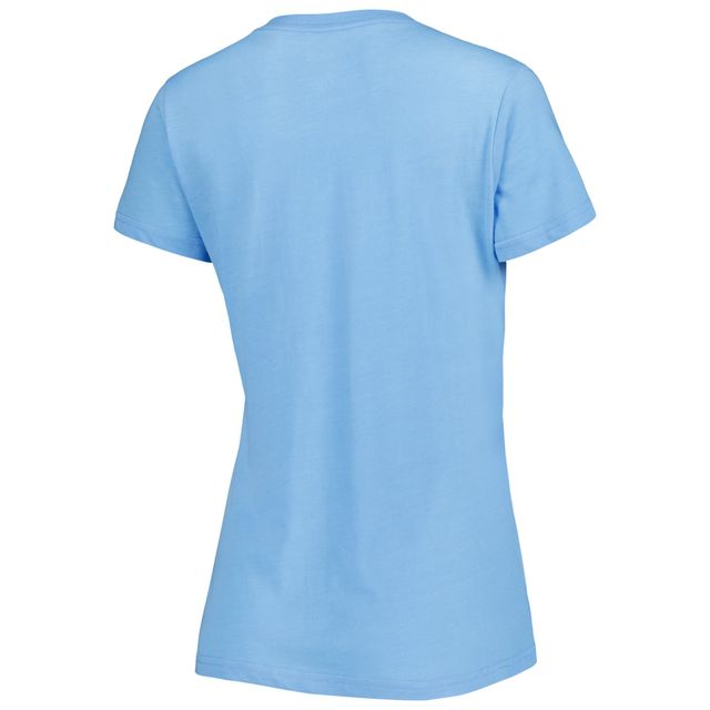 T-shirt à col en V Kevin Harvick Bump & Run G-III 4Her by Carl Banks pour femmes, bleu clair