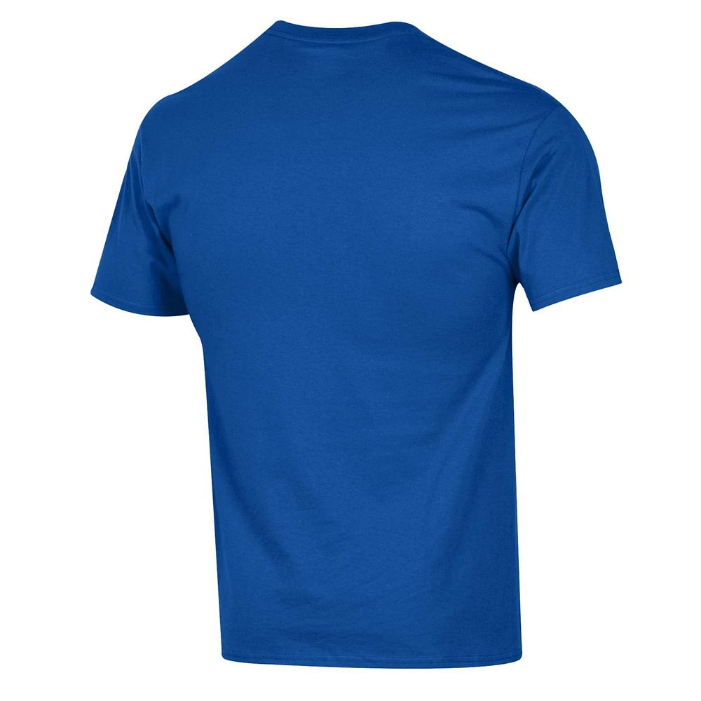 T-shirt unisexe Champion Blue Knicks Gaming On-Court 2K League Authentic Practice
