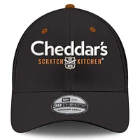 Men's New Era Black Kyle Busch 39THIRTY Cheddar's NEO Flex Fit Hat