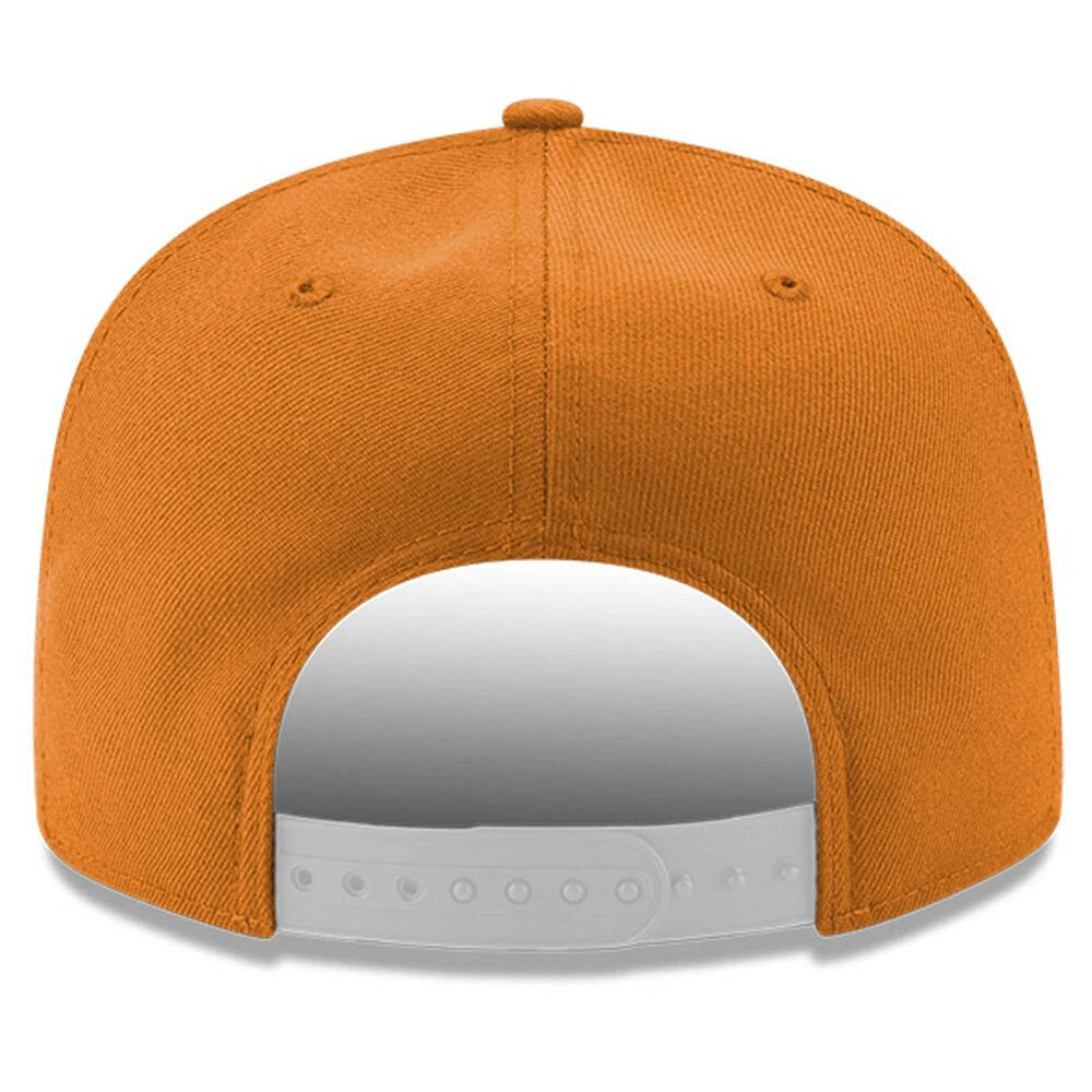 Men's New Era Orange Kyle Busch 9FIFTY Cheddar's Adjustable Hat