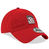 Casquette réglable à écusson latéral Kyle Busch 9TWENTY New Era Scarlet pour homme