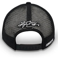 Men's Richard Childress Racing Team Collection Gray/Black Kyle Busch Cheddar's Retro Patch Adjustable Hat