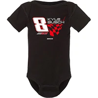 Newborn & Infant Richard Childress Racing Team Collection Black Kyle Busch 2023 #8 Bodysuit