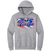 Sweat à capuche pour homme Hendrick Motorsports Team Collection Heather Gray Kyle Larson HendrickCars.com
