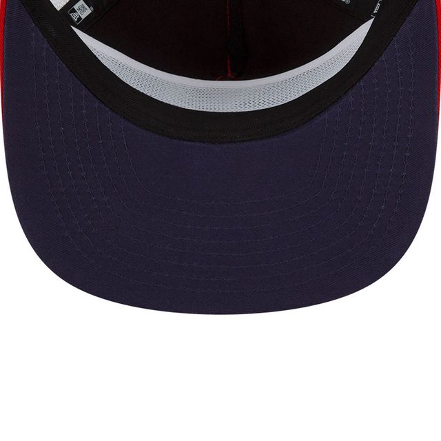 Casquette ajustable Kyle Larson Golfer Snapback New Era pour homme, rouge/blanc