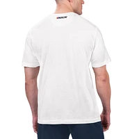 Men's Starter White Kyle Larson Extreme Lineman Graphic T-Shirt