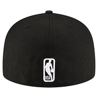 NWE CLIPRS BLACK NEW NBA AND WHITE STK 59FIFTY HATMENHIC