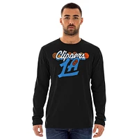 Men's New Era  Black LA Clippers 2024/25 City Edition Long Sleeve T-Shirt