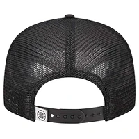 Men's New Era Black LA Clippers 9FIFTY Snapback Trucker Hat