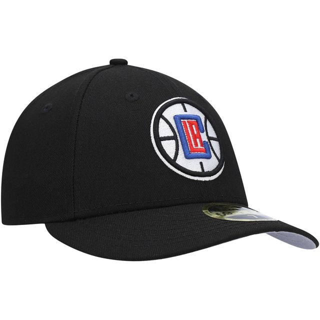 Casquette ajustée 59FIFTY LA Clippers Team noire à profil bas New Era pour homme