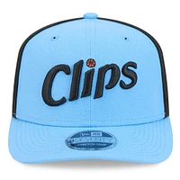Men's New Era  Blue LA Clippers 2024/25 City Edition 9SEVENTY Stretch-Snap Hat