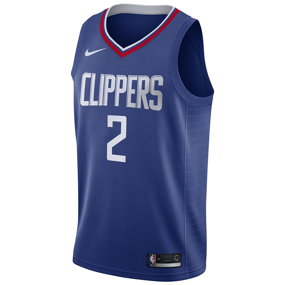 Men's Nike Kawhi Leonard Blue LA Clippers 2019/20 Swingman Jersey - Icon Edition