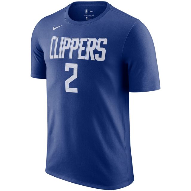 T-shirt avec nom et numéro Nike Kawhi Leonard Royal LA Clippers pour homme