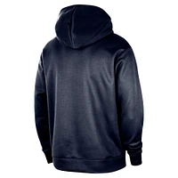 Men's Nike Navy LA Clippers 2024/25 Spotlight On-Court Practice Performance Pullover Hoodie