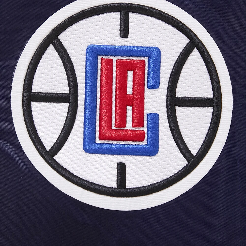 Men's Pro Standard Navy LA Clippers 2023/24 City Edition Satin Full-Snap Jacket