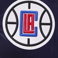 Men's Pro Standard Navy LA Clippers 2023/24 City Edition Satin Full-Snap Jacket