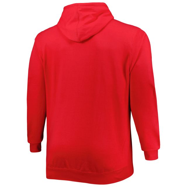 Sweat à capuche LA Clippers Big & Tall Heart Soul rouge pour homme
