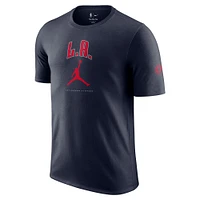Unisex Jordan Brand Navy LA Clippers Essential Cities T-Shirt