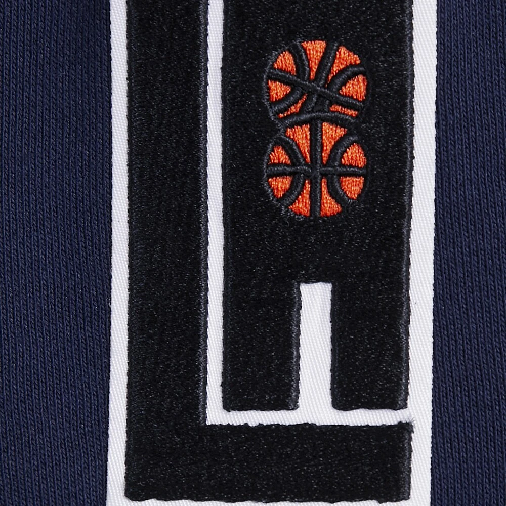 Women's Pro Standard Navy LA Clippers 2023/24 City Edition Cropped Pullover Hoodie