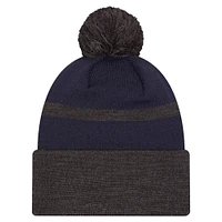 Men's New Era  Navy LA Galaxy 2025 Kickoff Cuffed Knit Hat with Pom