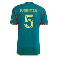 Men's adidas Gastón Brugman Green LA Galaxy 2023 Kit Authentic Player Jersey