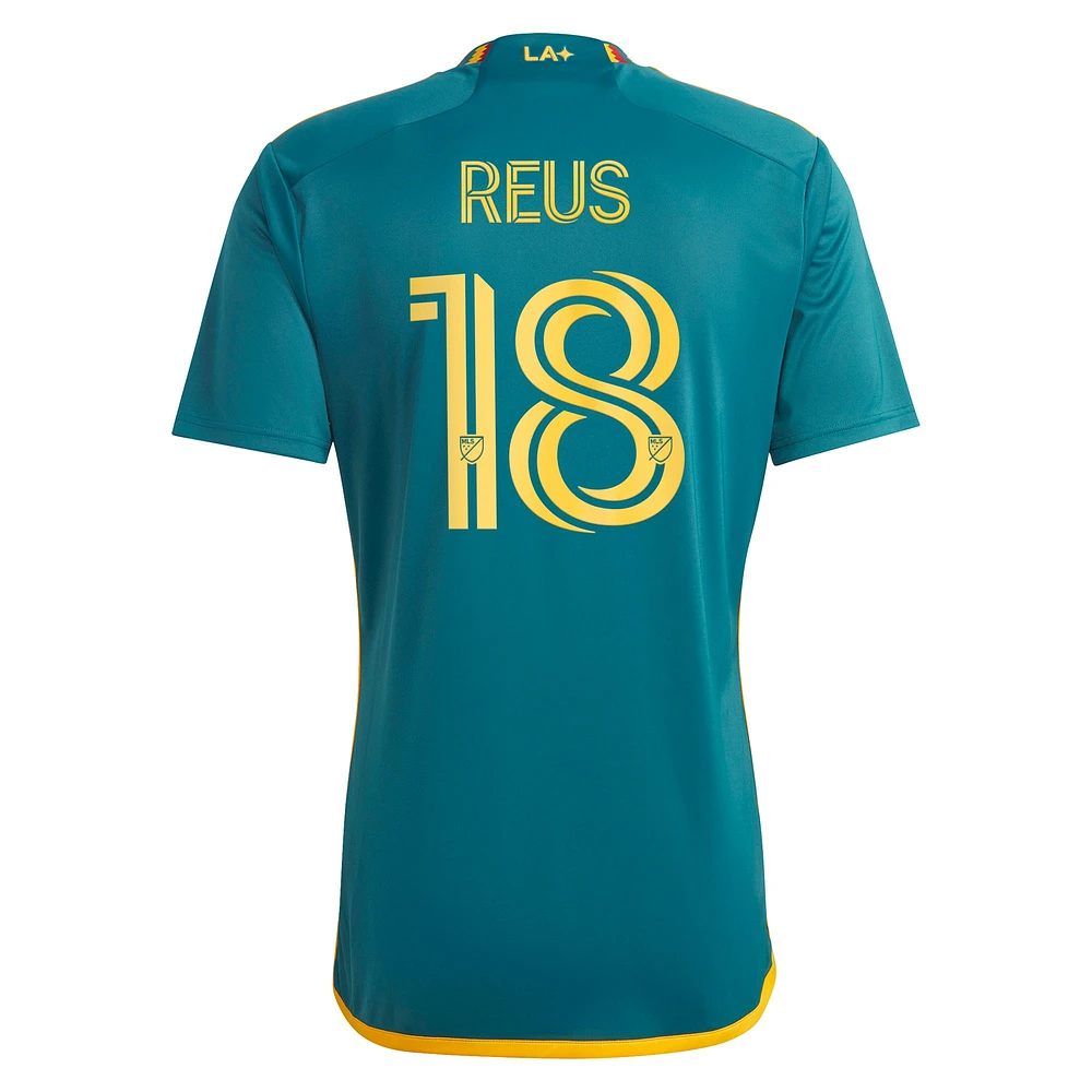 Men's adidas Marco Reus Green LA Galaxy 2024 Kit Replica Player Jersey