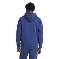 Men's adidas Navy LA Galaxy 2025 Travel Pullover Hoodie
