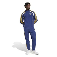 Men's adidas Navy LA Galaxy 2025 Travel Pullover Hoodie