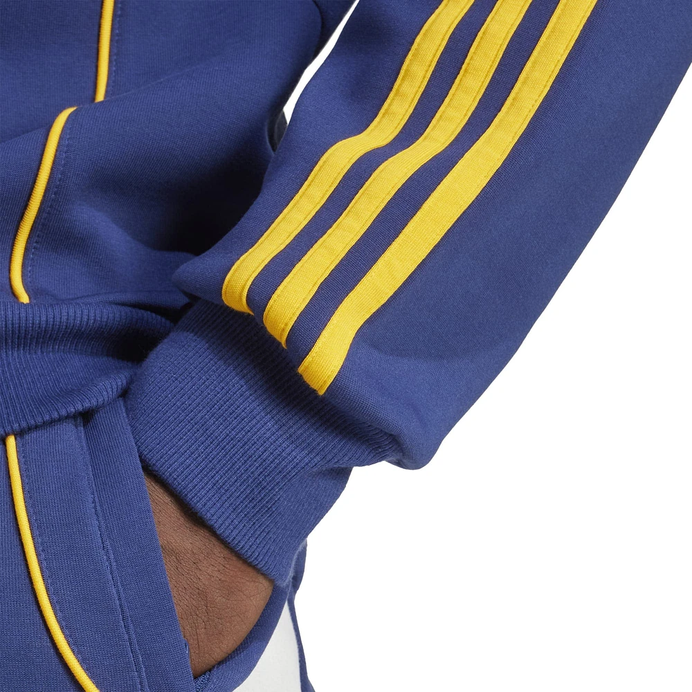 Men's adidas Navy LA Galaxy 2025 Travel Pullover Hoodie