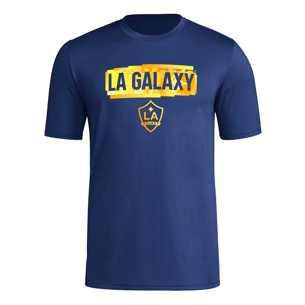 Men's adidas Navy LA Galaxy Local Pop AEROREADY T-Shirt