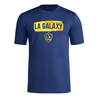 Men's adidas Navy LA Galaxy Local Pop AEROREADY T-Shirt