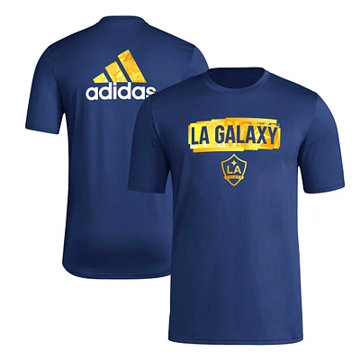 Men's adidas Navy LA Galaxy Local Pop AEROREADY T-Shirt