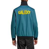 Men's adidas Originals Green LA Galaxy 2024 Anthem Full-Zip Jacket