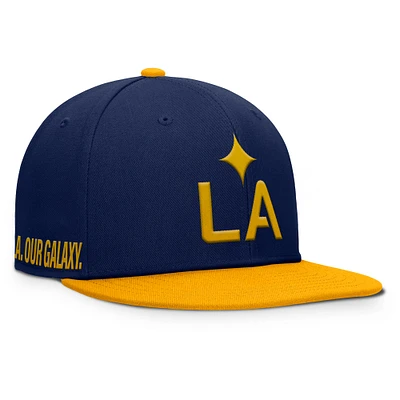 Casquette snapback LA Galaxy Sitter Fanatics bleu marine pour homme