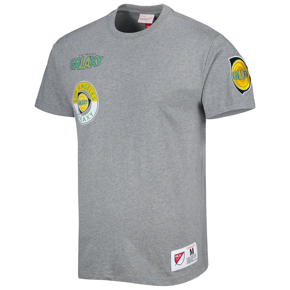 Men's Mitchell & Ness Gray LA Galaxy City Tee