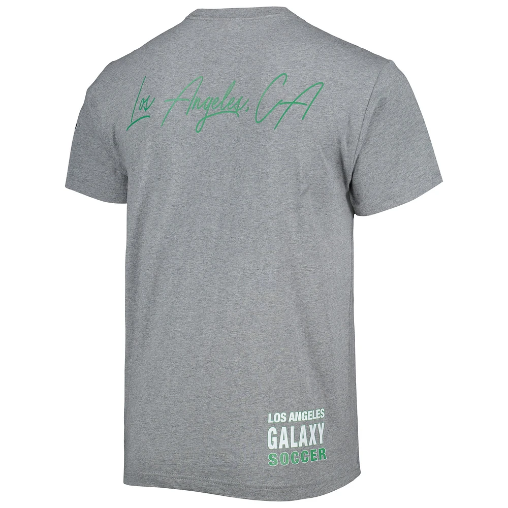 Men's Mitchell & Ness Gray LA Galaxy City Tee