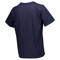 Men's Navy LA Galaxy Multi-Layer Primary Logo Heavyweight Relaxed T-Shirt