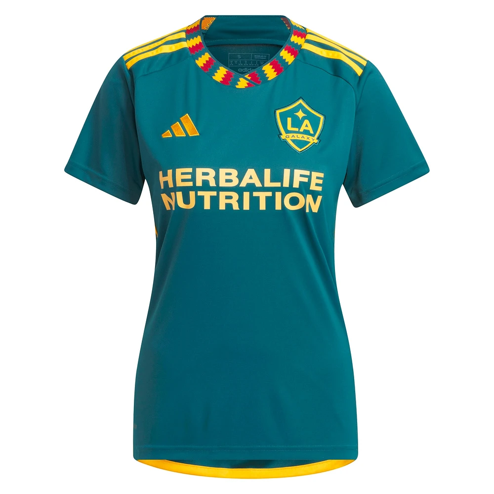 Maillot de joueur adidas Marco Reus vert LA Galaxy 2024 Kit Replica pour femme