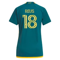 Maillot de joueur adidas Marco Reus vert LA Galaxy 2024 Kit Replica pour femme