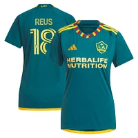 Maillot de joueur adidas Marco Reus vert LA Galaxy 2024 Kit Replica pour femme