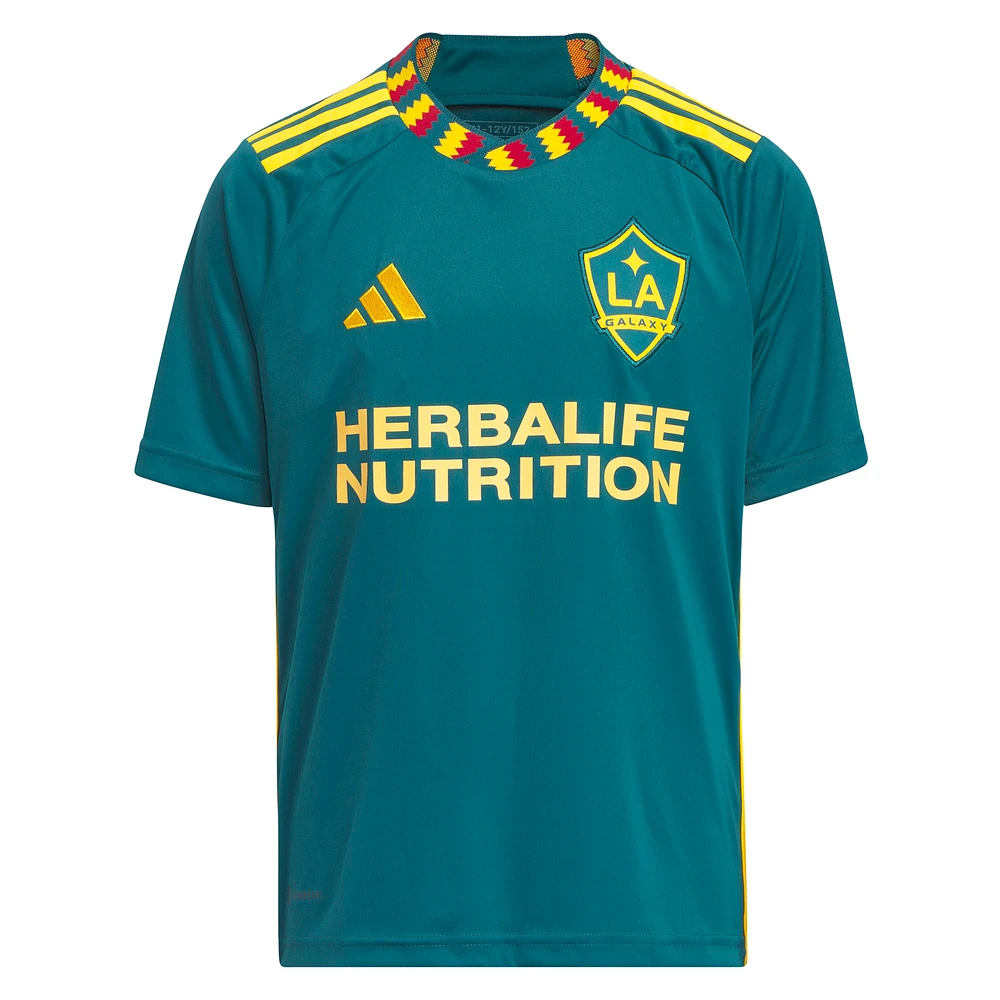 Enfant adidas Gastón Brugman Vert LA Galaxy 2023 Kit Replica Player Jersey