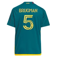 Enfant adidas Gastón Brugman Vert LA Galaxy 2023 Kit Replica Player Jersey