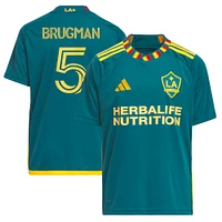 Enfant adidas Gastón Brugman Vert LA Galaxy 2023 Kit Replica Player Jersey